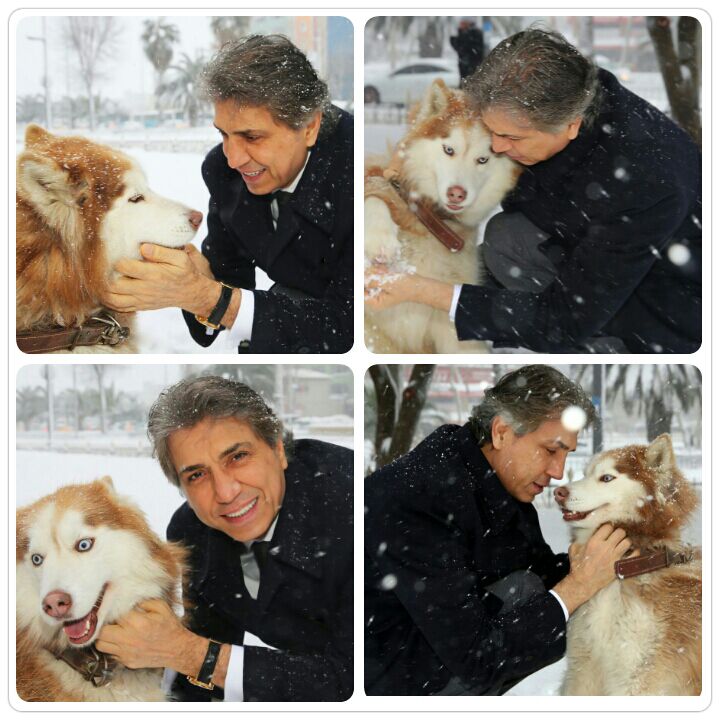 Kastorun kar keyfi...