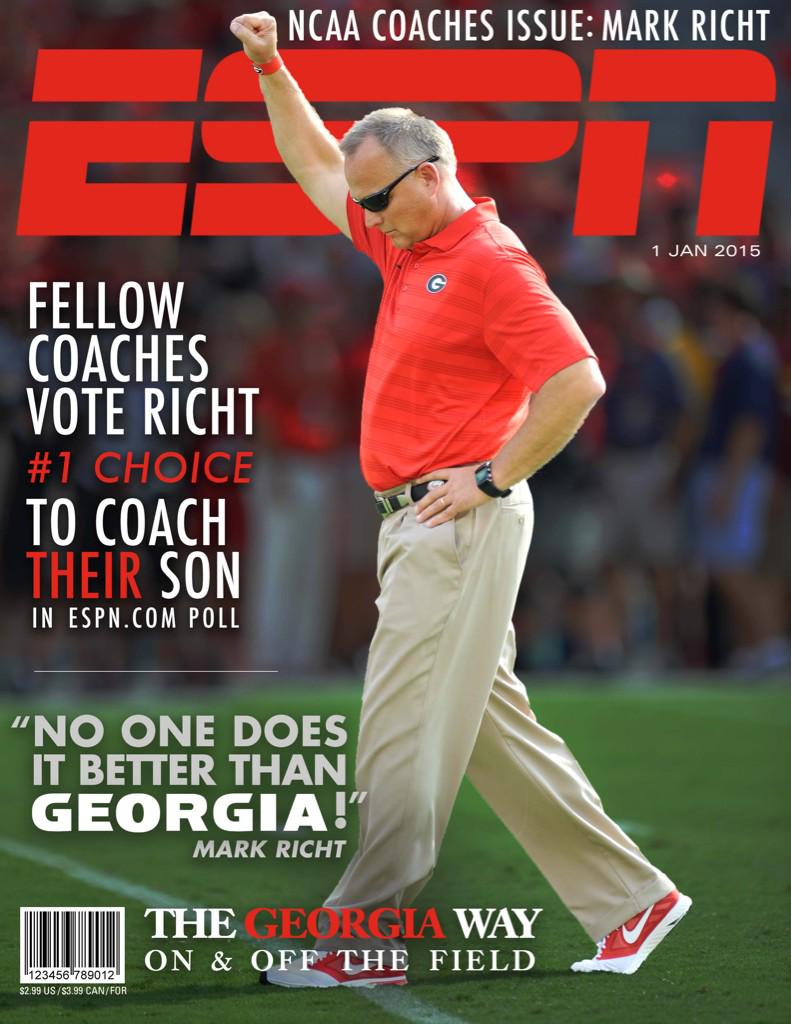   Happy Birthday to Coach Richt!  not a UGA fan, but I love Mark Richt. UGA should be grateful for him.