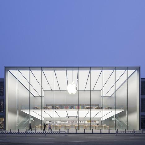 Foster + Partners has released photographs of its new Apple store in China: dezeen.com/2015/02/18/fos… #architecture