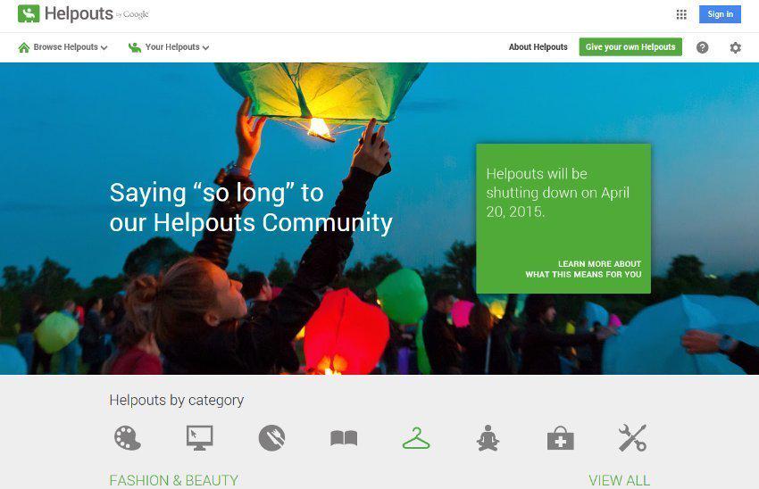 RotanaMedia's tweet image. #جوجل تُحيل خدمة #Helpouts للتقاعد
goo.gl/6SZjzD