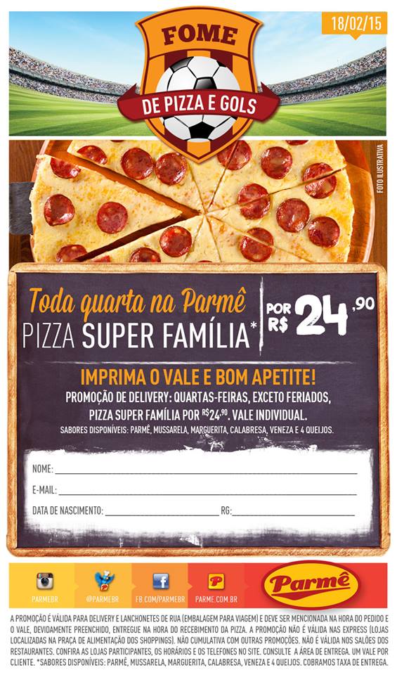 FAMÍLIA (8 PEDAÇOS): Super Pizza (original - Sem Filiais)