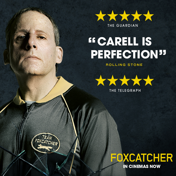 Discover the Oscar, BAFTA &amp; Golden Globe nominated @SteveCarell in the outstanding #FOXCATCHER