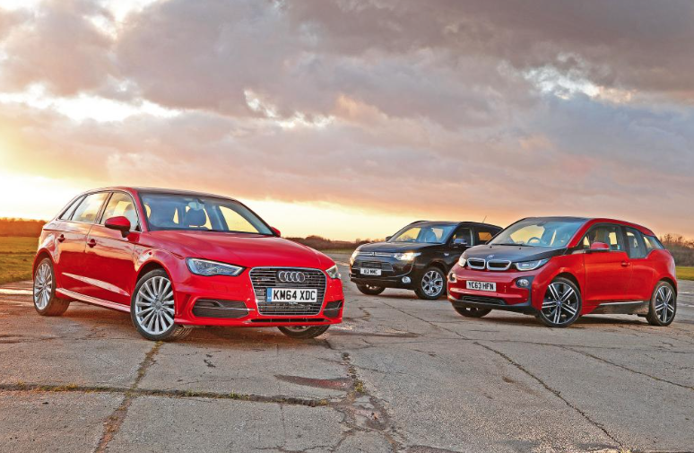 How does Audi's plug-in A3 e-tron stack up against the BMW i3 and Mitsubishi Outlander PHEV? bit.ly/1Eo4x1I