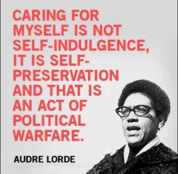Happy Birthday, Audre Lorde! My Feminist hero. My poetry hero. Love yourself. Love radically. 
