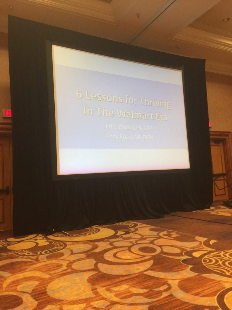 DanielleSNOUT's tweet image. Thriving in the Walmart era with @DrAndyRoark and @fritzwoodcpa! #wvc2015 #drandyroark