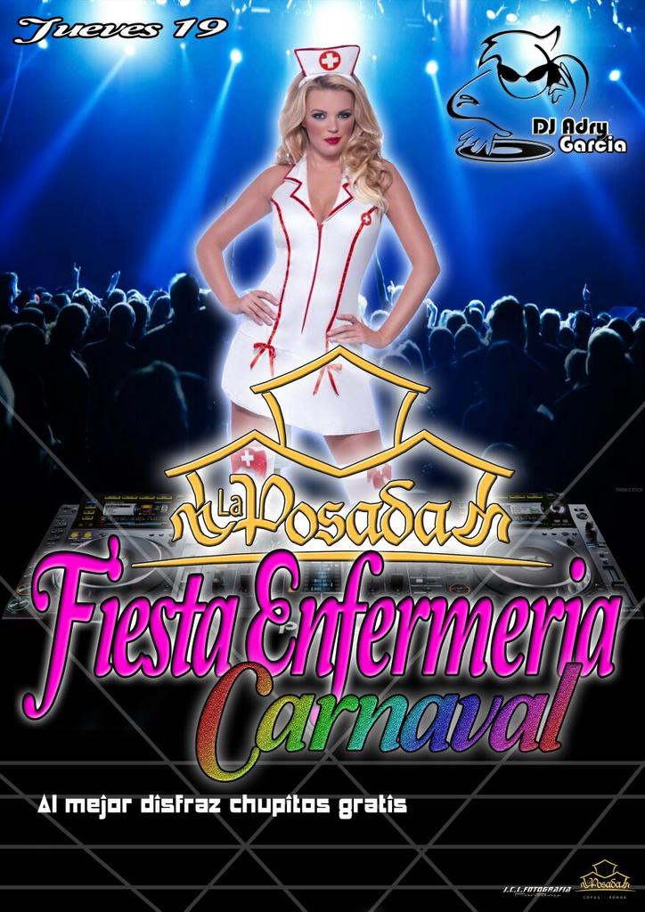 PosadaPub's tweet photo. Este jueves 19 os esperamos en Discoteca la Posada con nuestra fiesta de enfermería. http://t.co/2l6vvI7lMV