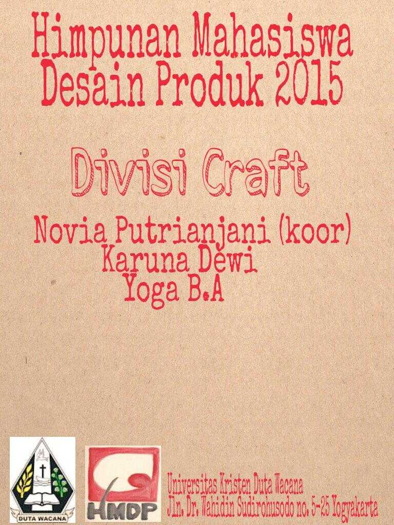 Divisi Craft HMDP 2015 :D
