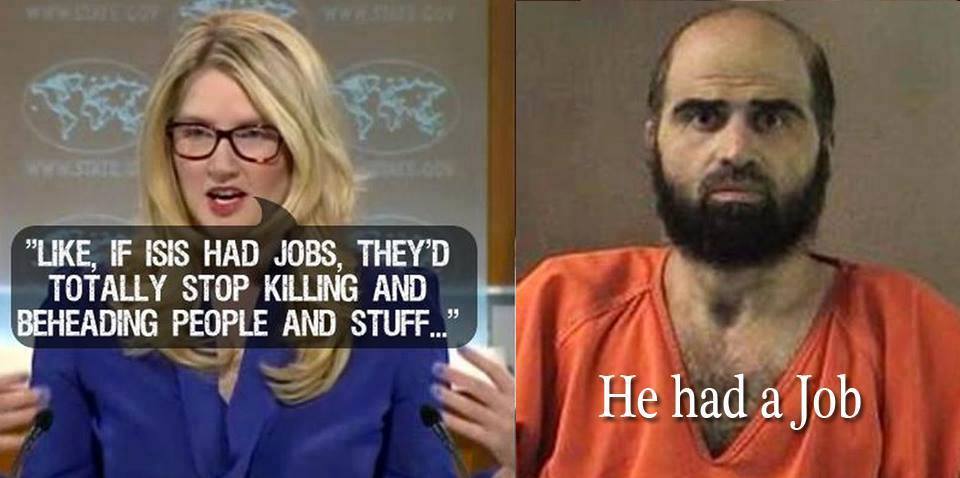 Marie Harf whining about Christian militant groups 
