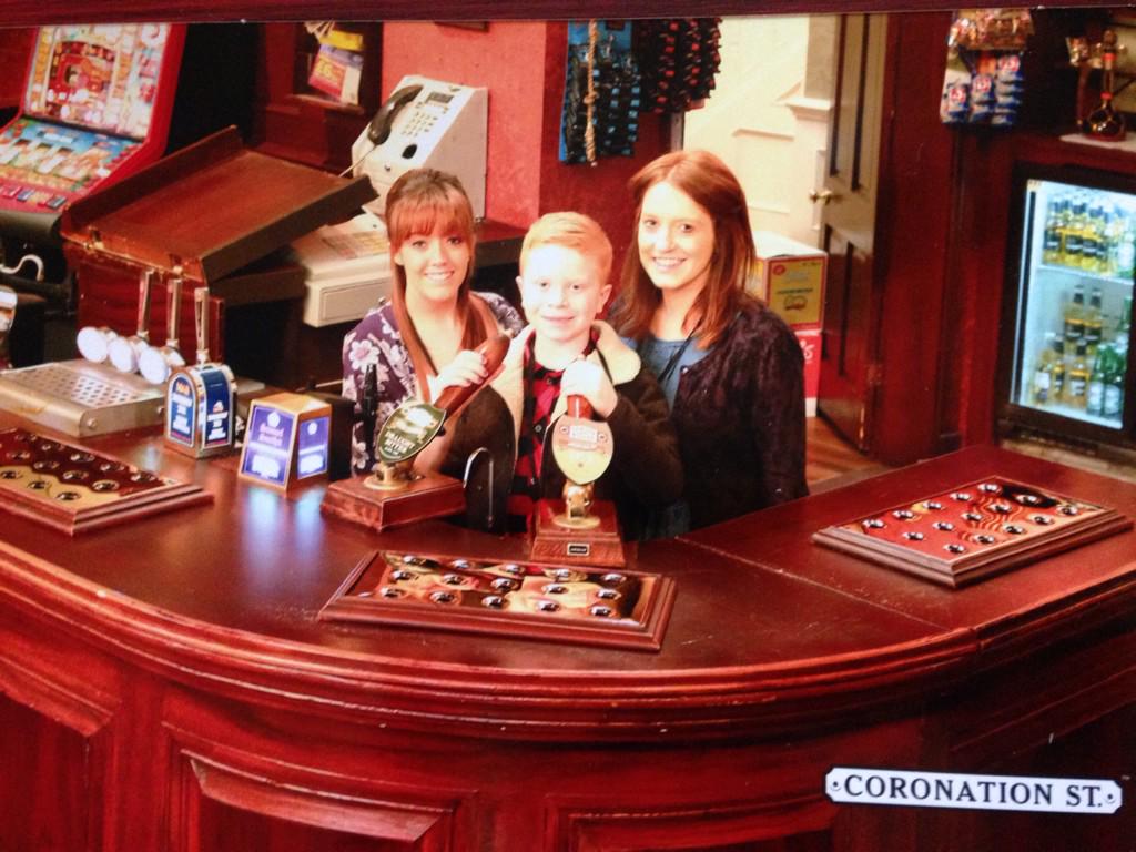 LauraStaley's tweet photo. Had a great day on the coronation street tour #corrie http://t.co/g3zQxMcdXh