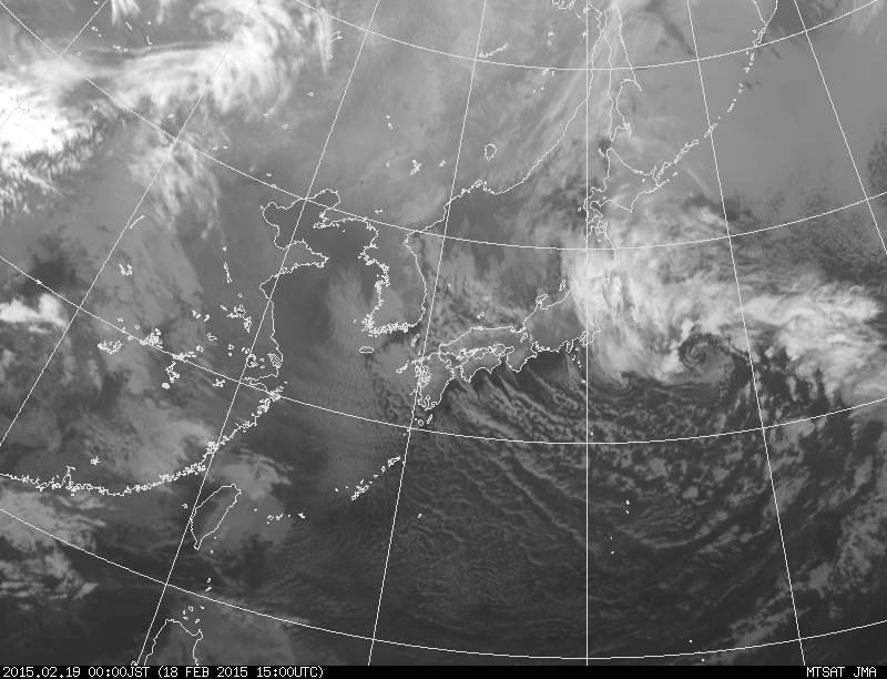 hepomodeler's tweet image. Midnight. Northern side of west mainlands having precip, snow and rains. #japan #winterpattern
