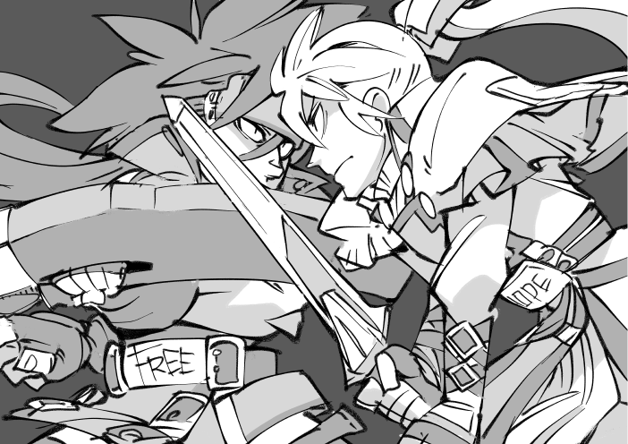 お絵かき:GGXrd ソル カイ 