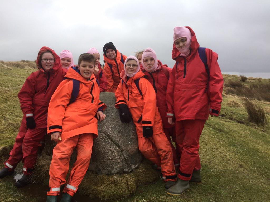 StSerfsAirdrie's tweet photo. We are hill walking. It's windy up here!! #GoForIt #climbing #timeofourlives #resilience http://t.co/n5S8q4cKcJ