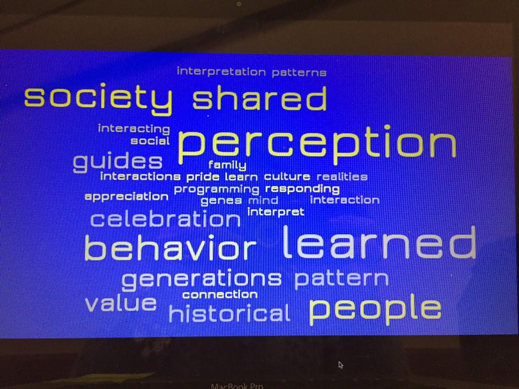 marauder2323's tweet photo. Define Culture! #lisdLearns #table4ROCKS #YouWannaBeUs http://t.co/gzBQD9IutH
