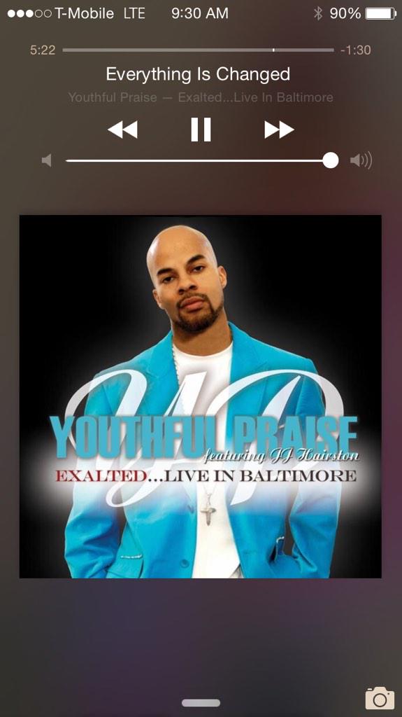 CarryG_1123's tweet photo. Still one of my favs @JJ_Hairston #EverythingIsChanged #YouthfulPraise 🙌 http://t.co/hkzTtoP4qp
