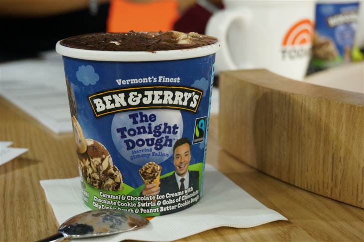 .<a href="/jimmyfallon/">Jimmy Fallon</a>  unveils 'really good' new <a href="/benandjerrys/">Ben & Jerry's</a> flavor — The Tonight Dough! on.today.com/1Mx28aR