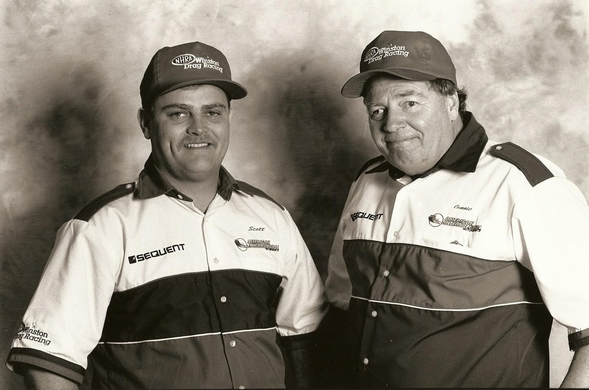 Celebrating the legacy of Connie and Scott today. Today is Scott's birthday. #ConnieTurns77 #nhra #KalittaStrong