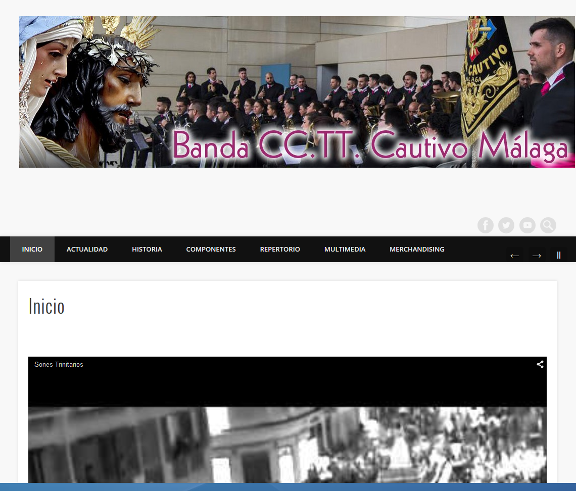 CofradesM's tweet photo. Simplemente muy agradecido a @ccttcautivomlg por confiar en mi fotografía para el encabezado de su web 3.0 http://t.co/7fL925lrVj
