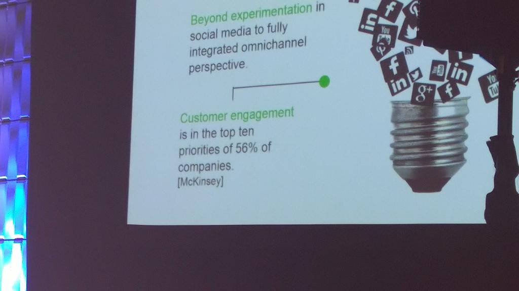 jeanpaulgomes's tweet image. &quot;Customer engagement is the top priority of 56% of companies&quot;, McKinsey #DynIndustry #SitecoreExperiencePlatform