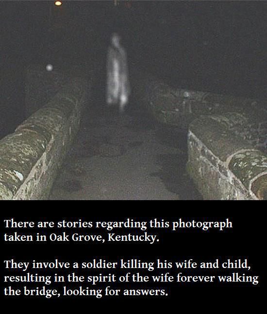Ghost Sighting Ghost Sighting | Spirit Of Soldier's Wife Forever Walks Across Mysterious Bridge