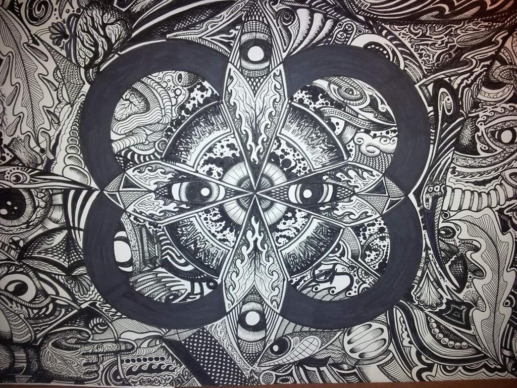 33- by jeroen schut.
Pencil and ink on paper.