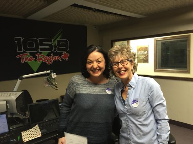 roseaweinberg's tweet photo. Together with @rosieferg @1059TheRegion going over #ProjectBeamOnGala Flow! Got tickets?@AdamGrowe @judycroonsays http://t.co/tzzwkAotbu
