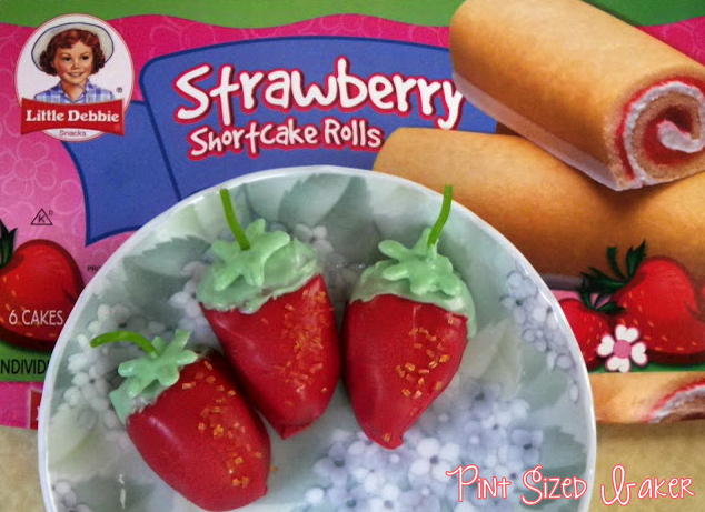 LittleDebbie's tweet photo. Learn how to turn Strawberry Shortcake Rolls into cute strawberry-shaped cake pops: http://t.co/9nvFSZVhLH http://t.co/oUkUhnfUWm