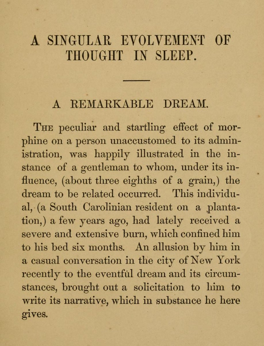 The Dream-God (1874) - One man's account of his intense &amp; elaborate morphine visions: bit.ly/17TOGOF