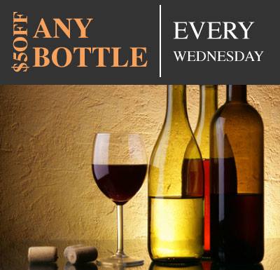 It's wine Wednesday! come enjoy a glass on the patio! $5 off all bottles! #drinkspecial #winewednesday
