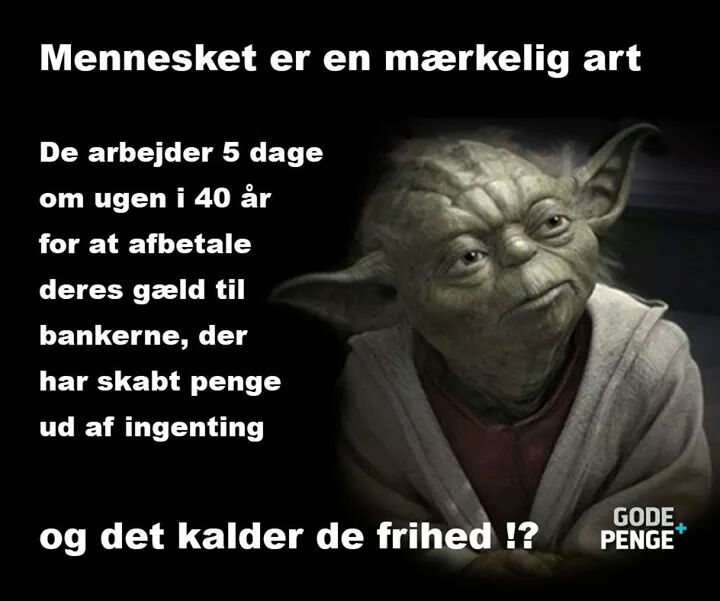 Er det frihed at bruge det meste af sin disponible indkomst på at betale renter og afdrag til bankerne? #dkpol #dkøko