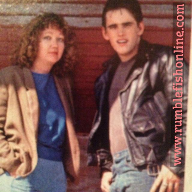 Happy 51st Birthday Matt Dillon, seen here onset of The Outsiders with (photo by N Moran) 
