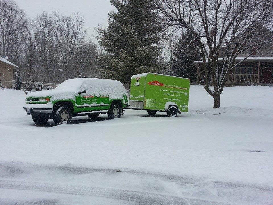 ServproCincy's tweet photo. Snow won't hold us back! We're always ready to help when disaster strikes! http://t.co/Ywgn2Rlo0G