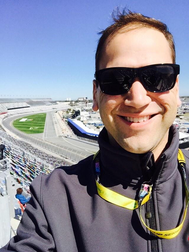 Brooks_Taylor's tweet photo. Greetings from @DISupdates #NASCAR #Speedweeks2015 #DaytonaRising http://t.co/bdqqem5Q1f