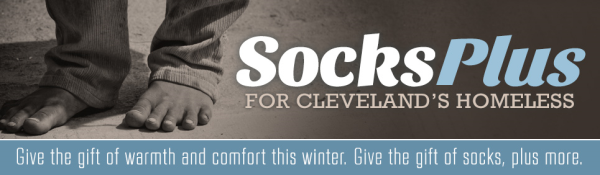 QuirkyCleveland's tweet photo. $10=10 pairs socks to #CLE homeless! RT @CWFCleveland Donate Now #SocksPLUS Needs your help http://t.co/YFh83e3ytP http://t.co/lF8S6YDNrv