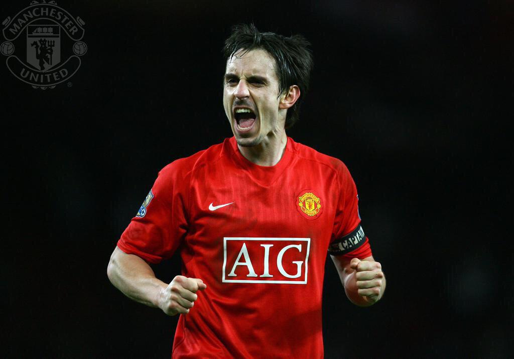 Happy Birthday Gary Neville a true United legend & all round top bloke              Hes a RED he hates scoucers!!!!!! 