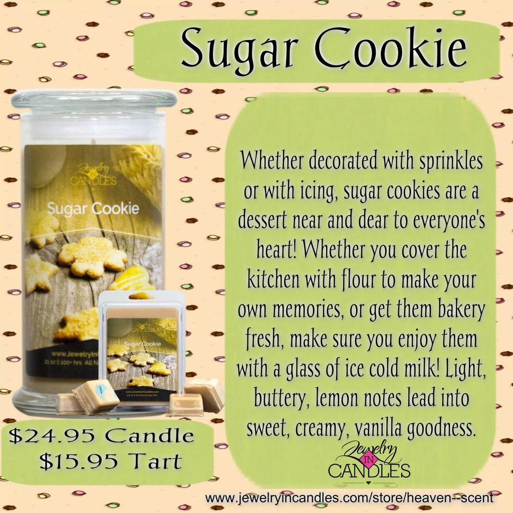 ScentsNSudsTN's tweet image. Love the smell of Sugar Cookies baking? Get your candle at
jewelryincandles.com/store/heaven--… #jicscents #loveJIC