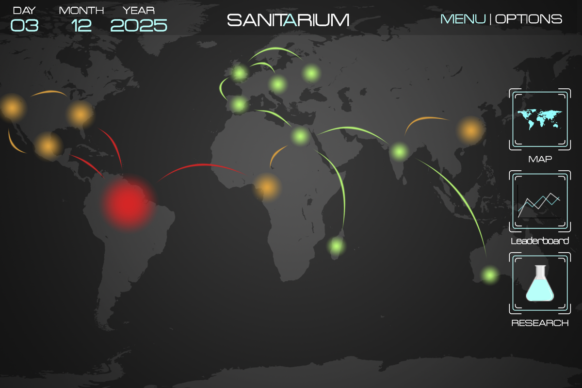 RadicationGames's tweet image. To cure patients, you need to diagnose them! Find them on the map in #ProjectSanitarium #gamedev #indiedevhour