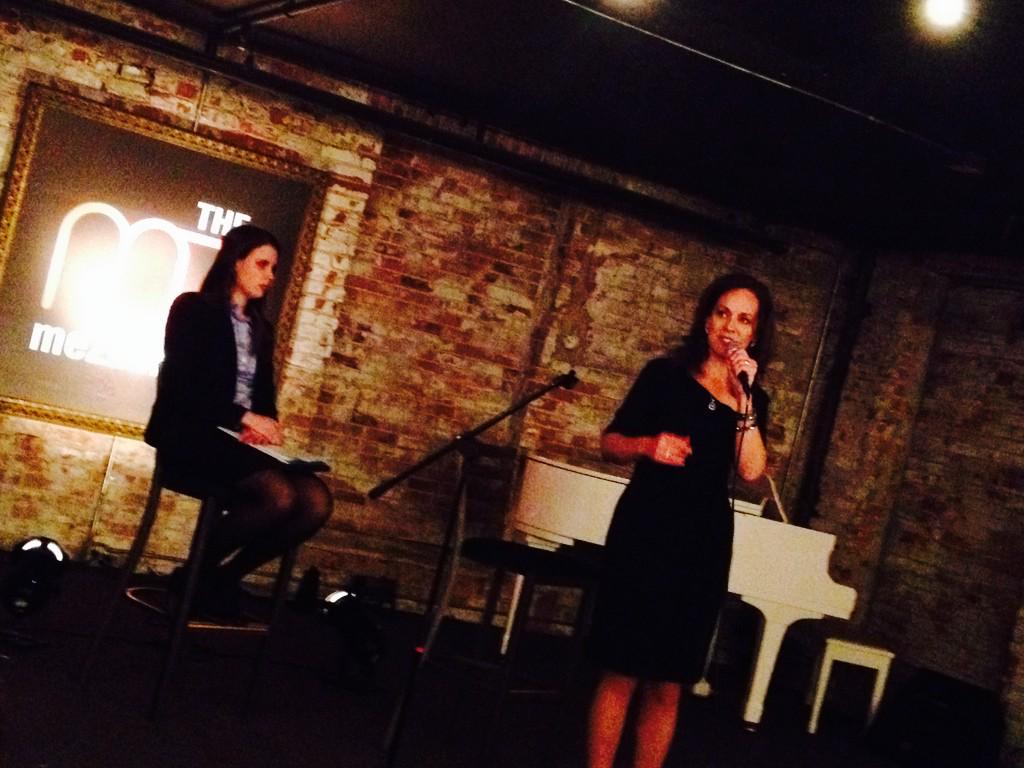 LyndaCink's tweet photo. Mayoral Candidate Amy Lathen at The Mezzanine. #HelpWantedCOS @ConnectCos @LnBConnectors @LnBSwanson http://t.co/qYaIvBCtPg
