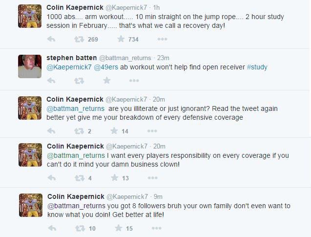 MaddCustoms's tweet image. Kaepernick nooooo😂😫 got trolled