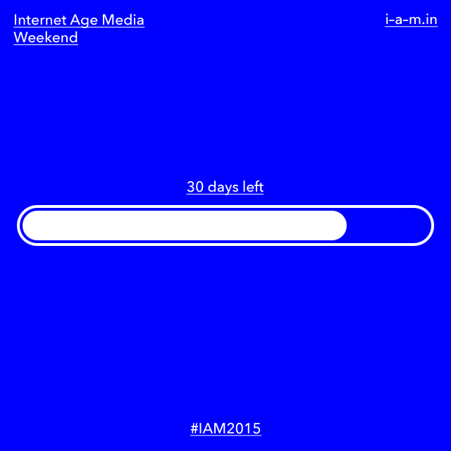 creativeapps's tweet photo. .@iam_internet countdown! / http://t.co/DpTYm7tXmn