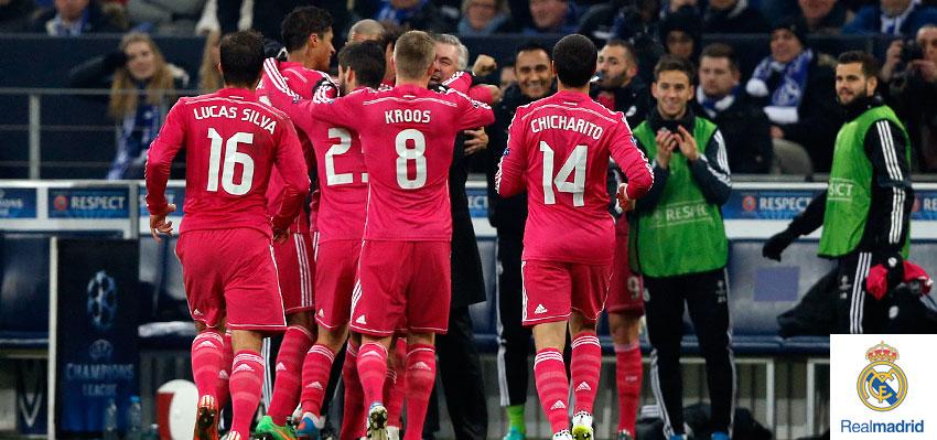 realmadrid's tweet photo. FINAL: Schalke 0-2 Real Madrid (Cristiano Ronaldo, 26’; Marcelo, 79’) #SCHvsRealMadrid #RMLive http://t.co/RSg1UkzdhA