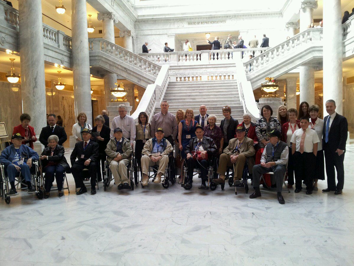 Awesome day up at the Utah State Capitol. The legislature passed a resolution thanking Utah vets and highlighting UHF