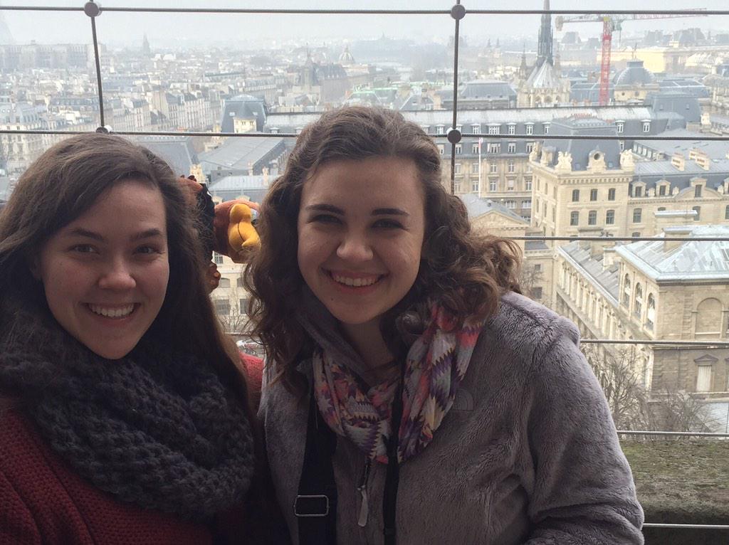 David_R_Davies's tweet image. .@Seymour_USM photobombs his way to the top of Notre Dame with @SouthernMiss @ChateauProgram students. #SMTTT