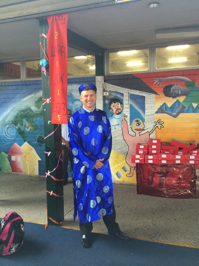 CabraPS's tweet photo. Happy New Year from our Principal @ScottsDavidson #decshowcase @learnDEC @dizdarm http://t.co/2zXCCPNF0t