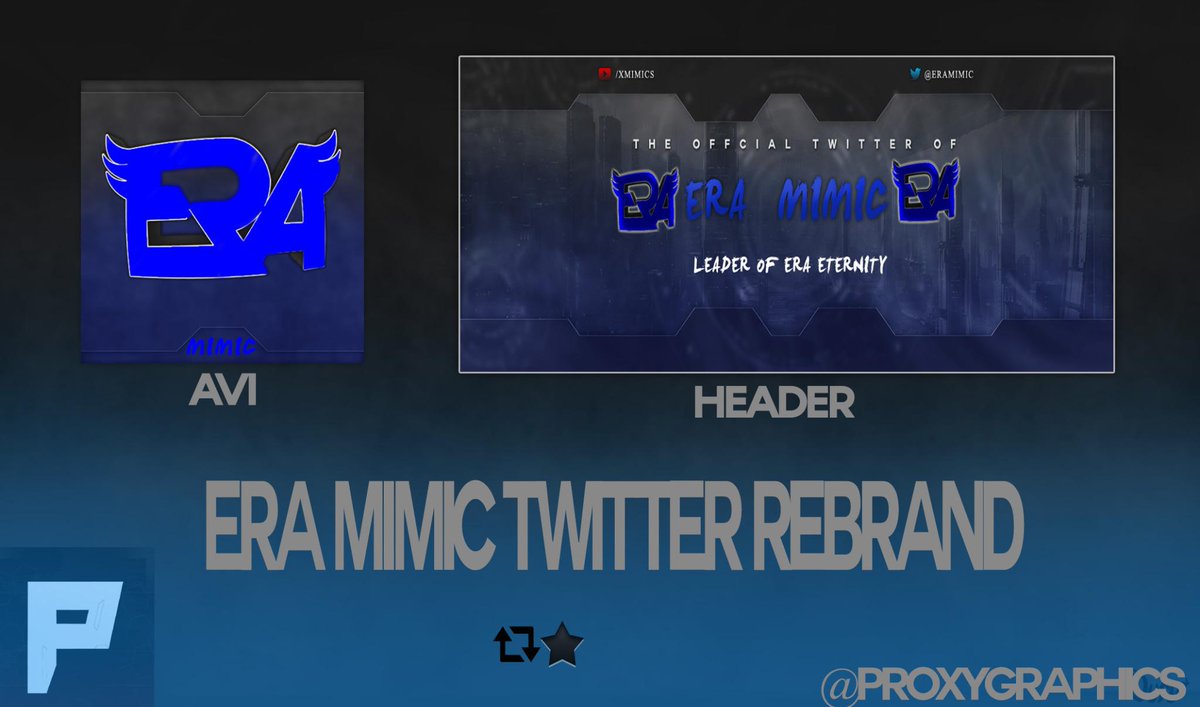 ProxyGraphics's tweet image. eRa Mimic Twitter Rebrand @eRaMimic