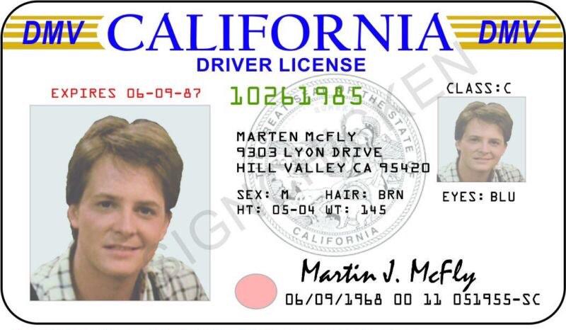 MT: Happy Birthday Michael J. Fox    Driver License 