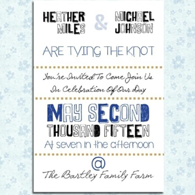 DapperPaperCo's tweet photo. Tip: Have fun with your #weddingstationery. Use cute fonts and colors. #bridetobe #bride http://t.co/sVXsDdhYdp