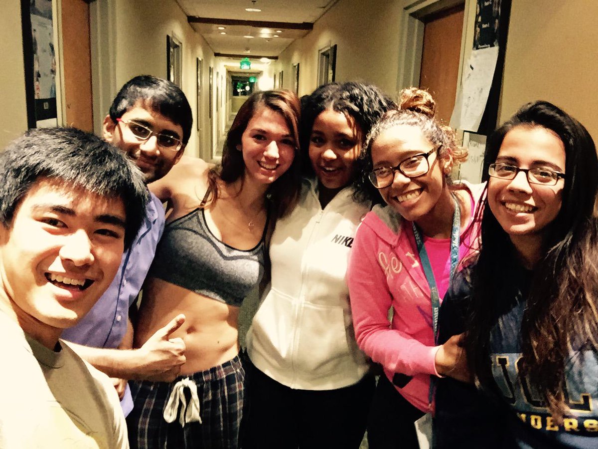 tupleapp's tweet image. Hallway hangouts after a #tuple at DeNeve! Send your tuple pics to support@tupleapp.com to be featured here!