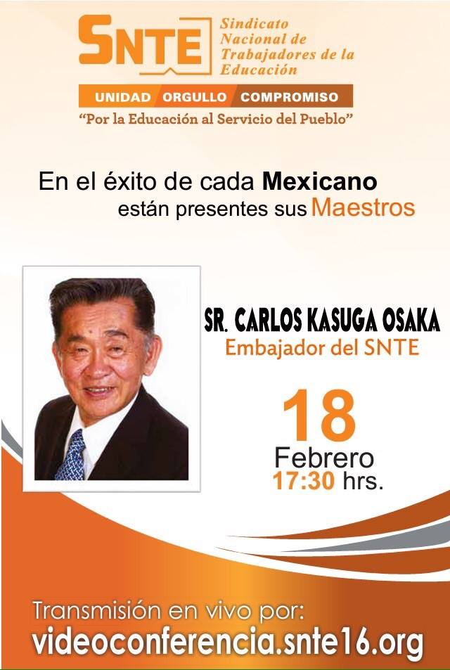 CarlosPalafoxL's tweet photo. En unos momentos en vivo la conferencia de @CarlosKasuga, que transmite el @Snte16Oficial #UnidadOrgulloCompromiso http://t.co/auc0GctMby