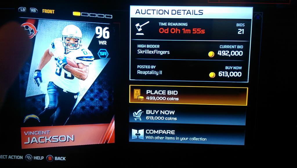 turnerbrees9's tweet photo. @mutheadsite @MaddenBible @MaddenBible @HaShugz @Ropie30 @ProblemWright @itsmebeazy LET THE BID WAR BEGIN http://t.co/sHjJUiR667