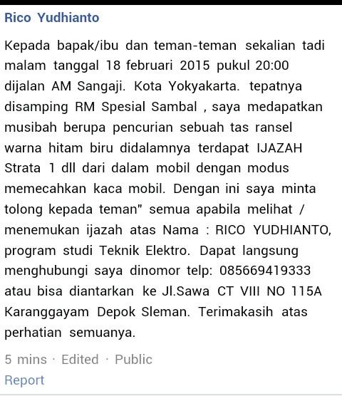 imamfebriyandi's tweet photo. admin yg terhormat, minta tolong dibantu sebar ya @UGMsolidarity @infojogja @pln_jogja @bemkmugm http://t.co/F74mmdrKu8